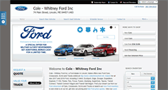 Desktop Screenshot of colewhitneyford.net